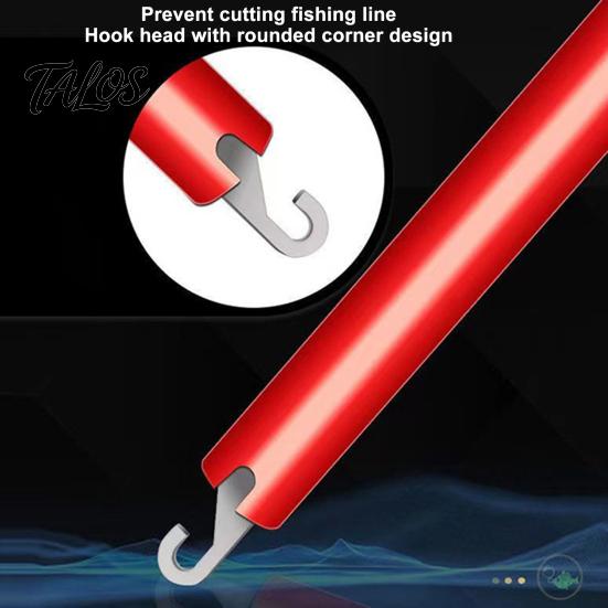 Rust-resistant Hook Removal Tool Aluminum Alloy Fish Remover T-shape Handle Fishhook Detacher Durable Puller Extractor Dehooker Separator Disconnect
