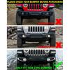 Front License Plate Frame Front Bumper License Plate Holder Mounting Bracket Cover For Jeep Wrangler JL JLU Gladiator JT 2018-2025 (For Plastic