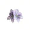 Atmosphere Simulation Lily Flower Hair Clip Beautiful High End Feeling Back Head Hair Bun Shark Hair Clip Headband Accessory New