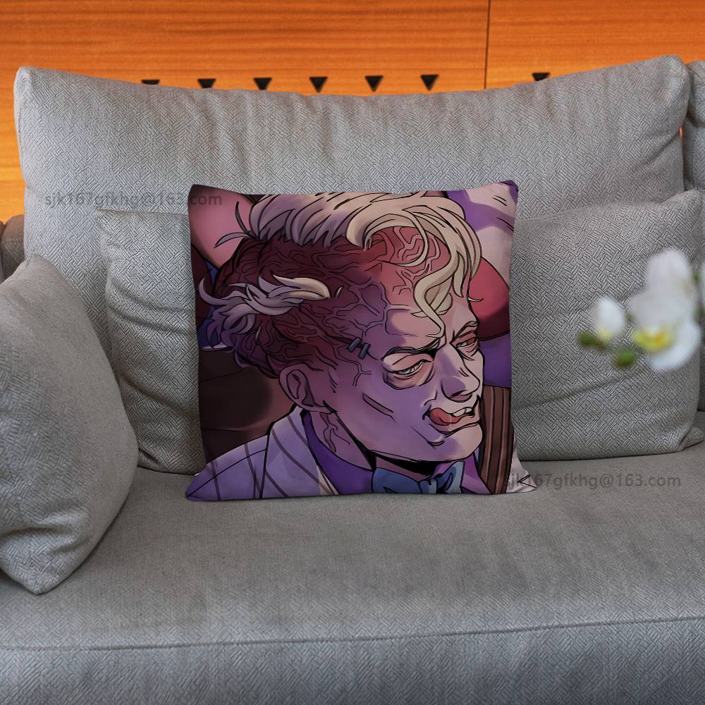 Franco B-Barbi O-Outlast T-Trials Pillow Case Anti-dustmite Pillowcase Invisible zipper silky short plush Sofa cushion cover