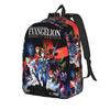 Fashion Neon Genesis Evangelion EVA Backpack  Mochilas Casual Hiking Large Capacity Rucksack