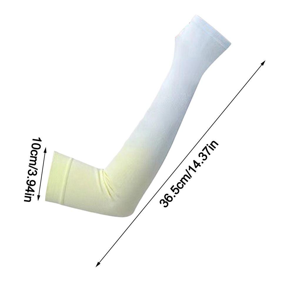 1pair UPF 50+ Arm Covers UV Protection Compression Sleeve Portable Cooling Arm Sleeves  Cycling