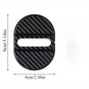 4pcs door lock buckle protective cover door lock cover vibration reduction and noise reduction adhesive buffer