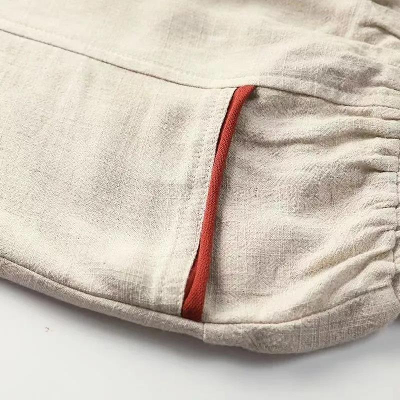 Women's Summer Thin Section Loose Nine-minute Pants High-waisted Casual Ha Small Feet Lunar Trousers Pants