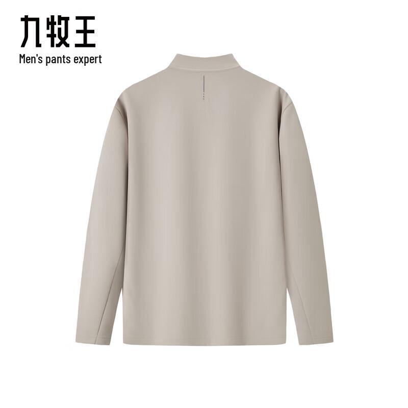 JOEONE Men's Warm Half-High Collar Long-Sleeve T-shirt