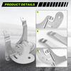 Stal Nierdzewna Uchwyt Mocowania Reflektora do Siatki Przedniej Samochodu Dla-BMW Mini R50 R52 R53 2001-2007-M53K