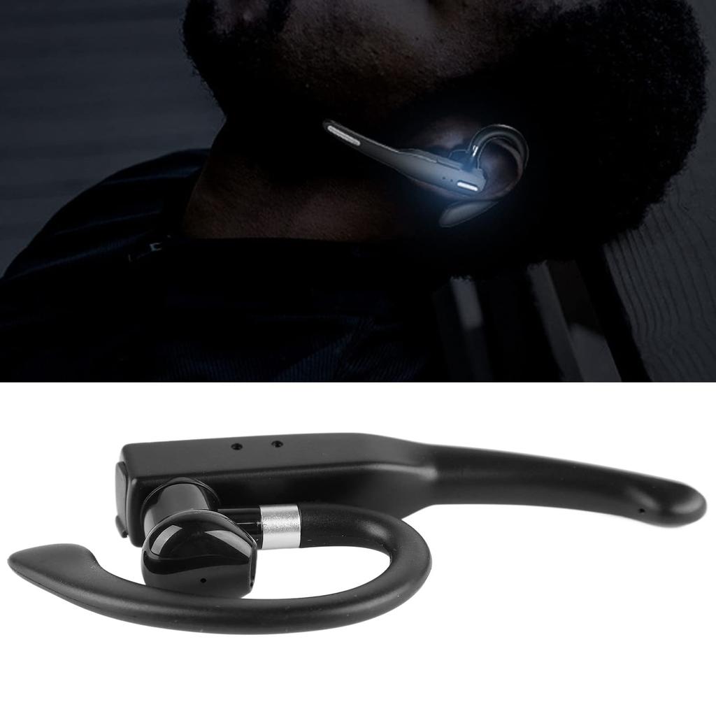 Wirel Etooth 5.1 Headset with Noise Reduction, Lightweight, HD Ce IPX7 Waterproof, and IPX7 Waterproof, for Business Use (YYK-525 Simple Version)