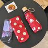 Chic Student Folding Umbrella: UV Protection, Dual-Use Automatic Sunshade