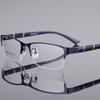 Business Glasses Casual Myopia Glasses Flat Glasses Half Frame Business Degree Anti-blue Glasses C