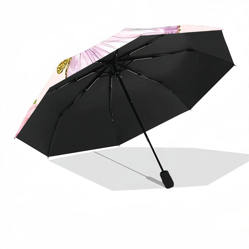 1pc Butterfly Royal Automatic Opening/Closing Umbrella with Operation & Windproof Canopy Yy260311060