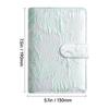 Creative A6 Loose-leaf Notebook with Zipper Bag - Macaron Floral Cash Budget Planner