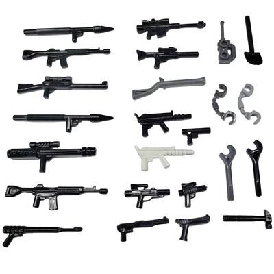 Militare WW2 Arma Pistole Soldato MOC 57899 58247 SWAT Città Playmobil Mini Action Figure Parti Esercito Blocchi da Costruzione Mattoncini Giocattoli