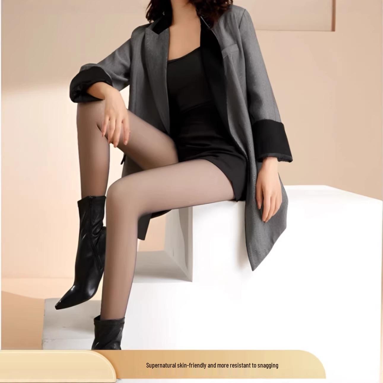 

Leg-Revealing Natural Skin Slimming Pantyhose for Spring and Autumn One Size
