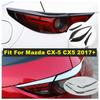 Car Front Headlight Eyebrow Decoration Cover Trim Fit For Mazda CX-5 CX5 2017 - Rear Headlamp Eyelid Exterior Accessories