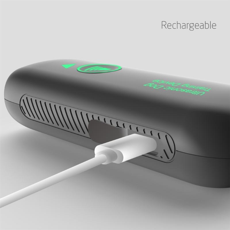 AntiBarking Device Rechargeable Ultrasonic Dog Bark Deterrents Stops Bad Behavior 16.4Ft Effective Control Ranges
