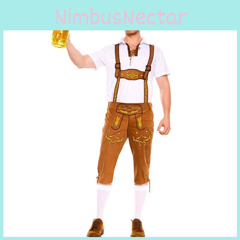 Oktoberfest Bierausschenkende Barkeeper Kostüm Set mit hochwertigen Materialien