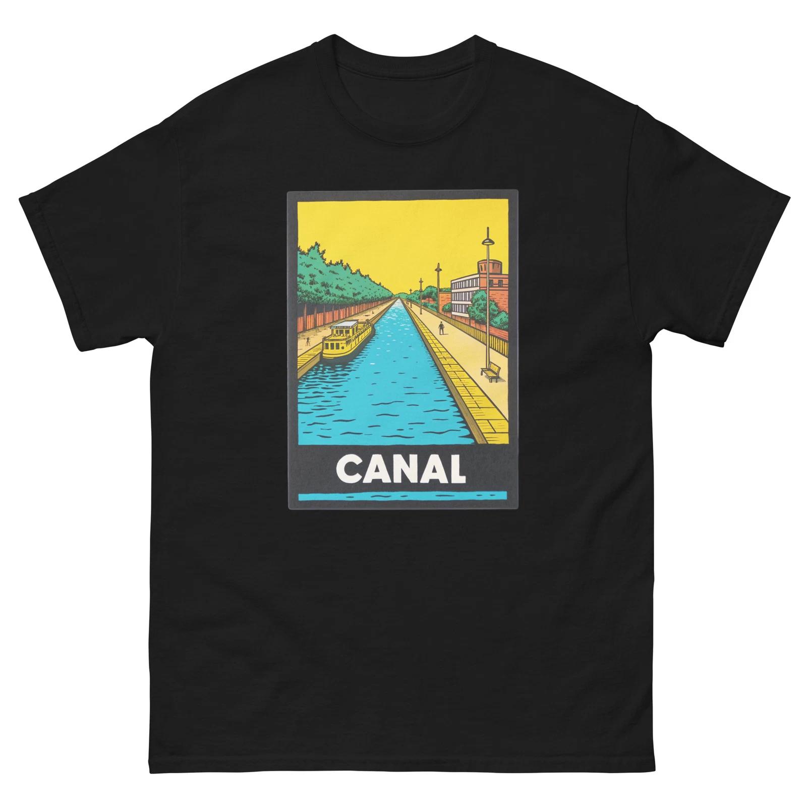 

Canal Geographical Landscape Location Scenery T-Shirt L