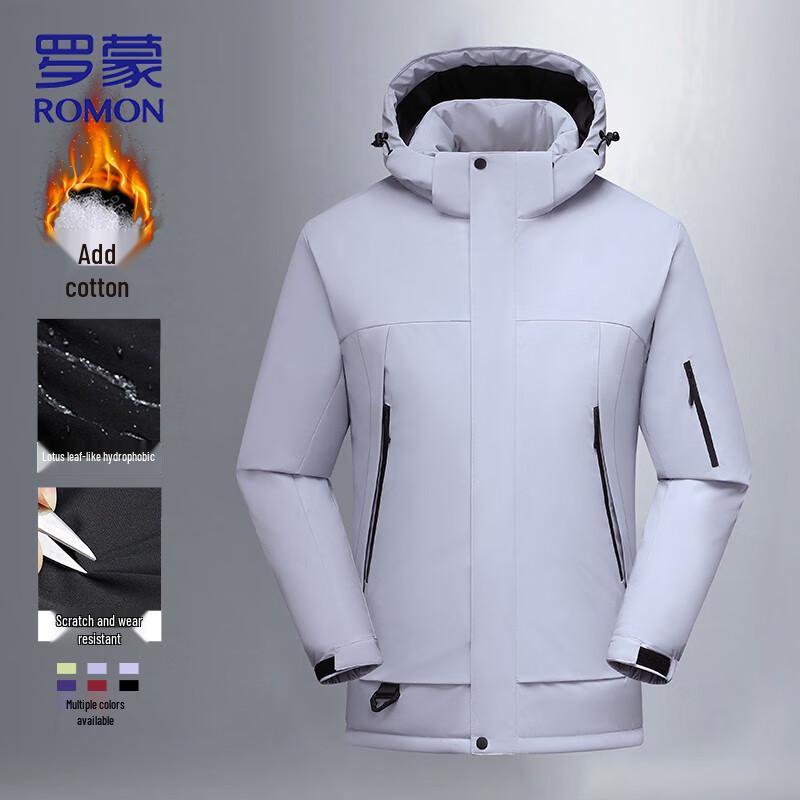 

ROMON Men s Hooded Waterproof Padded Jacket 4XL
