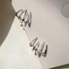 Fashion Exquisite Rhinestone Decor Ear Cuff earring for Woman Arrival Christmas Gift stud Earrings Women Earrings