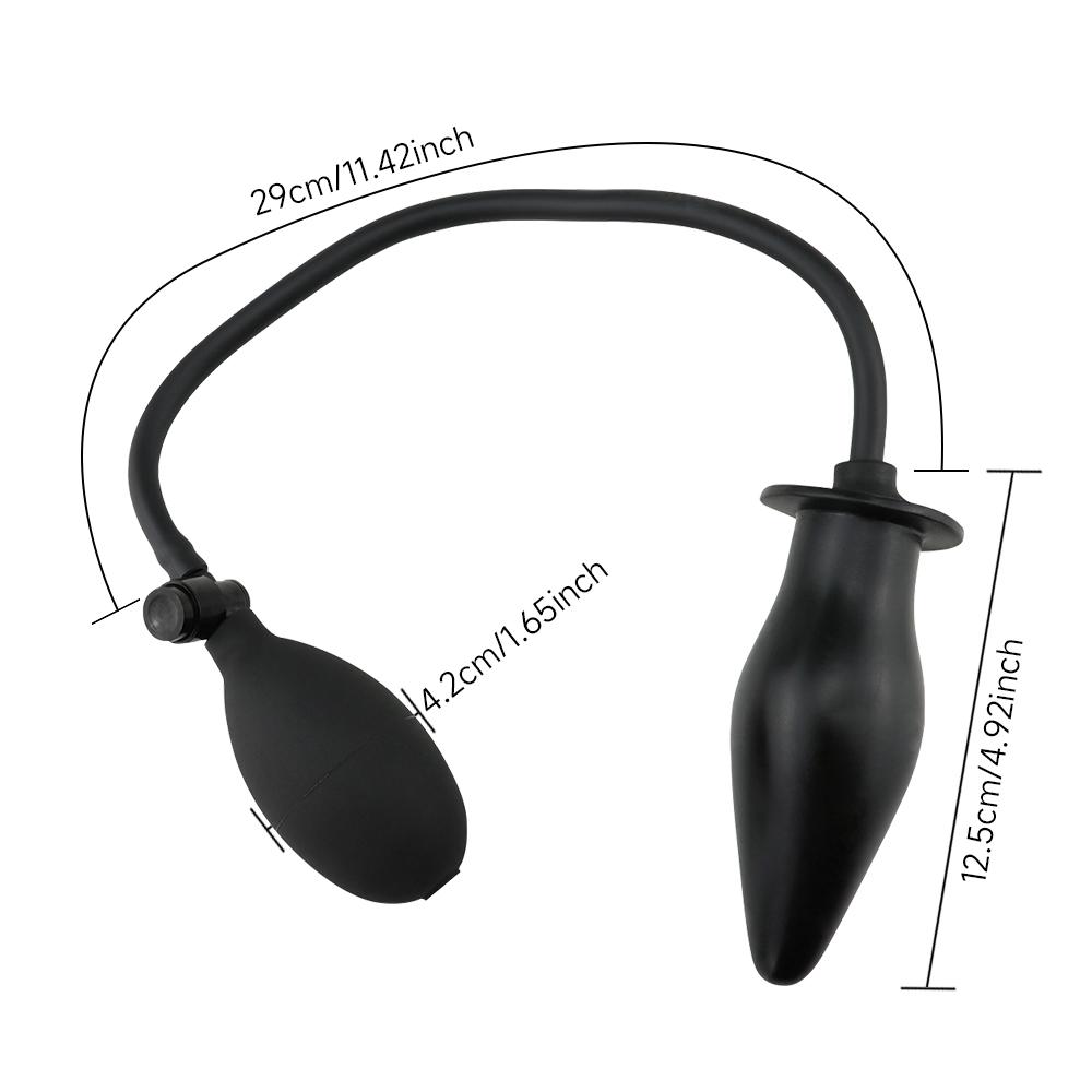 PVC Unisex Inflatable Anal Plug Dilator, Anal Plug, Anal Training Device, Anal Dilator, Anal Plug SM Adult Sex Toys, Sex Toys