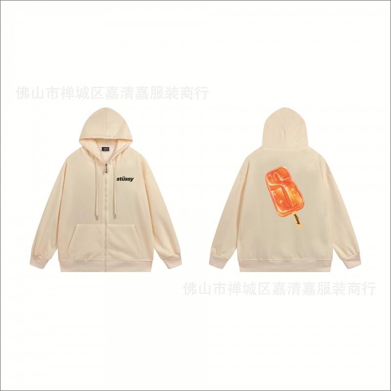 Mens Oversized Zip-Up Hooded Sweatshirt Casual Streetwear Cotton Pullover Fall