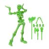 3D Printed Skeleton Action Figure Plastic Articulated Skeleton Toy with Movable Joints Collectible Action Figure for Desktop Decor