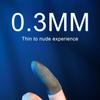 2Pcs Gaming Finger Covers Luminous Sensitive High Elasticity Sweat-proof Non-slip Touch Screen 0.3mm Ultra-thin Mobile Gaming Thumb Gloves Sleeves