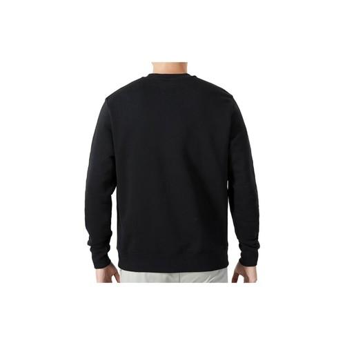 Nike Letter Crewneck Casual Long-Sleeve Sweatshirt for Men Black