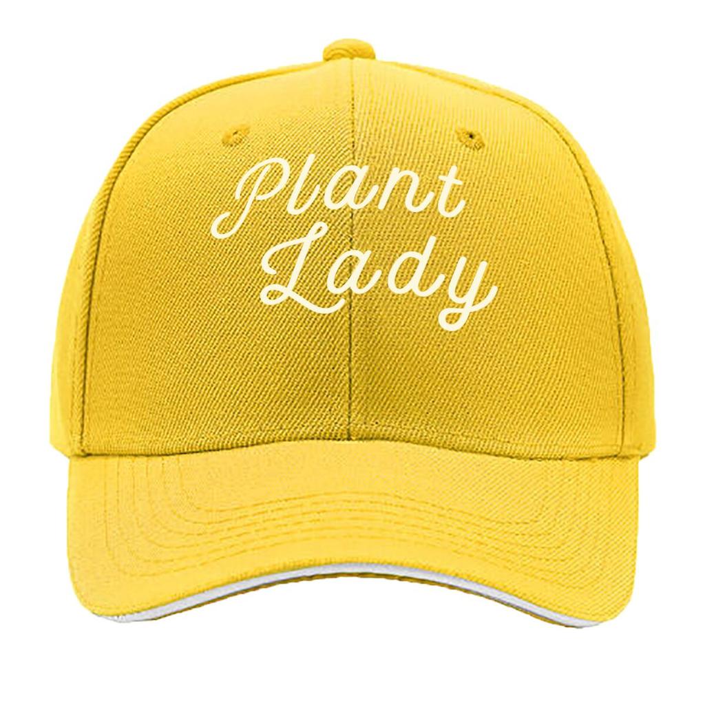 PLANT LADY Vintage Soft Breathable Adjustable Dad Hat Suitable for Women and Unisex Gardening Outdo Sandwich Baseball Cap