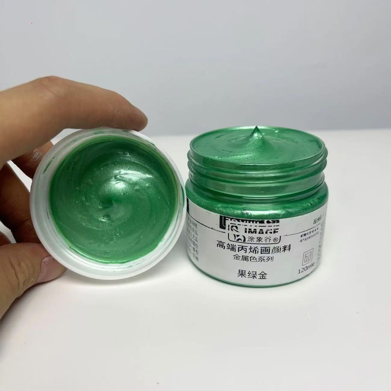 

120ML Metallic Acrylic Pigment Waterproof and Sunscreen Textile Fabric Wall Painting Metal Lines Embellishment Handicraft Repair 120ml