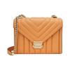 MK Whitney Chain Quilted Gold Buckle Flap Lambskin Envelope Crossbody Shoulder Bag Large Women Bags Orange 30F8TXIL3T-819
