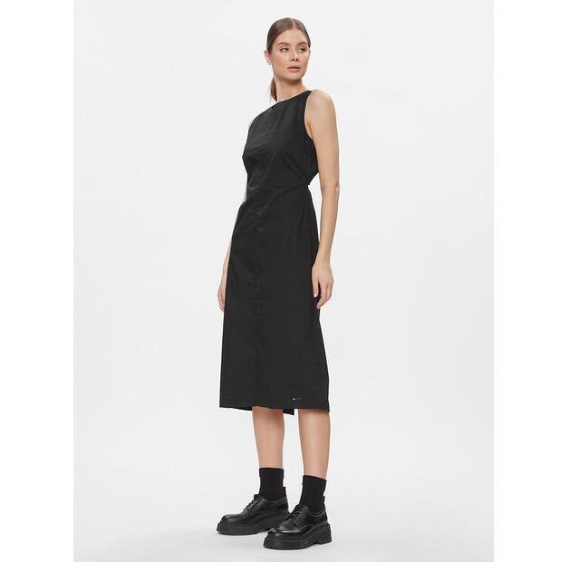 

Коктейльное платье Tommy Jeans Tjw Open Back Cotton Midi Dress EU S