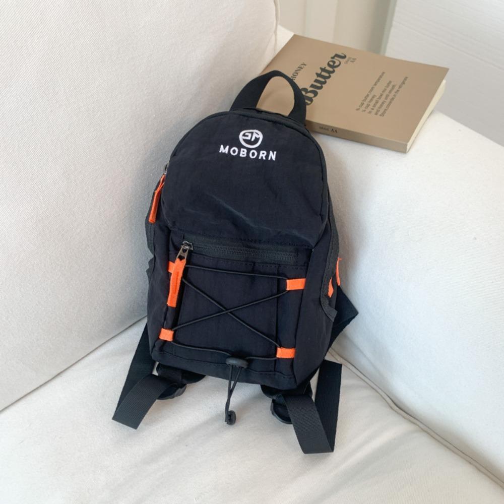 

Korean Style Outdoor Drawstring Backpack Solid Color Hiking Shoulder Bag Fitness чорний