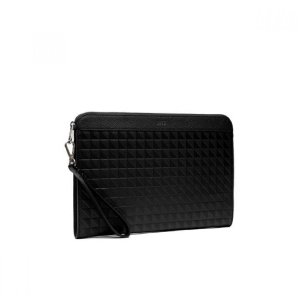Daks Black Triangle Pattern Clutch Bag Dbba2e269bk