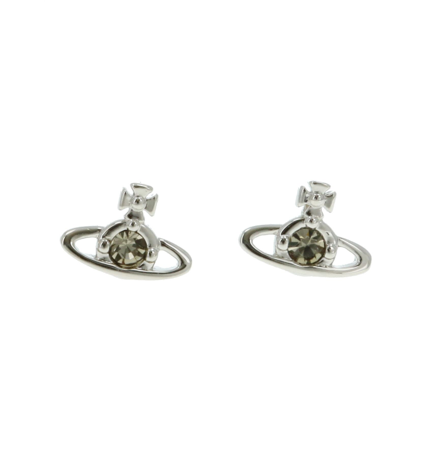 

NANO SOLITAIRE earrings Brass [Vivienne Westwood] Women s 62010037/02P121 [item] срібний