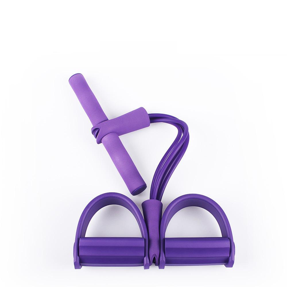 thumbnail image 2 of Pedal Resistance Band 6-Tube Multifunction Tension Rope Elastic Yoga Pedal Puller Body Stretching Trainer Home Gym Workout Equip Back Exercise Equipment 2 of 13