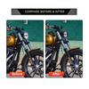 Motorcycle 5.75" 5 3/4" LED Headlight Grille Cover ABS Sportster XL 883 Iron 1200 2004+ Custom XL1200C 1200 Compatible