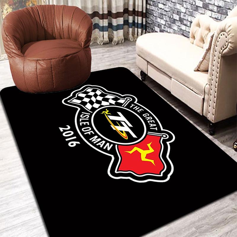 Isle of Man TT Rug Floor Mat for Living Room or Bedroom Soft and Comfortable Carpet a Gift for Birthday and Holiday.DFF0925387