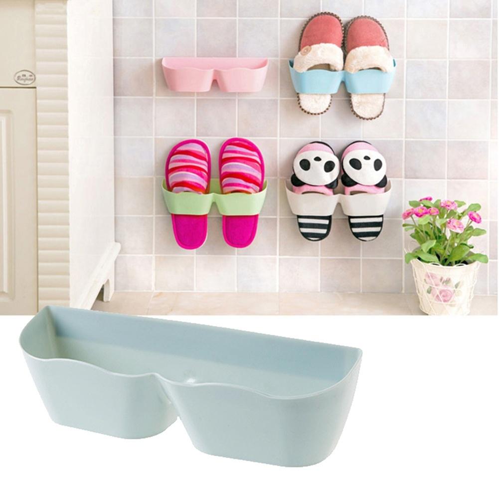 Wave Stereo Rack Wall Shelving Bathroom Hanging Shose Storage Rack