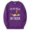 Christmas Hoodies Hold My Beer Fashion Crewneck