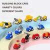 Non-Toxic 35/40/42Pcs Large Particle Building Blocks Car Engineering Traffic Vehicle Excavator Assemble Education Children Toy Diy Bricks