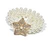 Meier Pearl waist chain - women's rhinestone embellished belt with large buckle