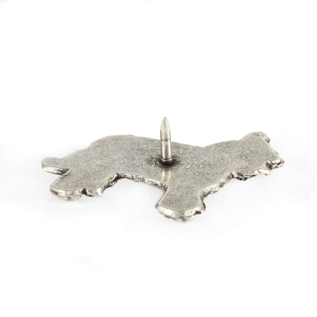 Briard, Berger de Brie II - Dog brooch in a gift box, elegant pin, lapel pin for Art-Dog brand jacket