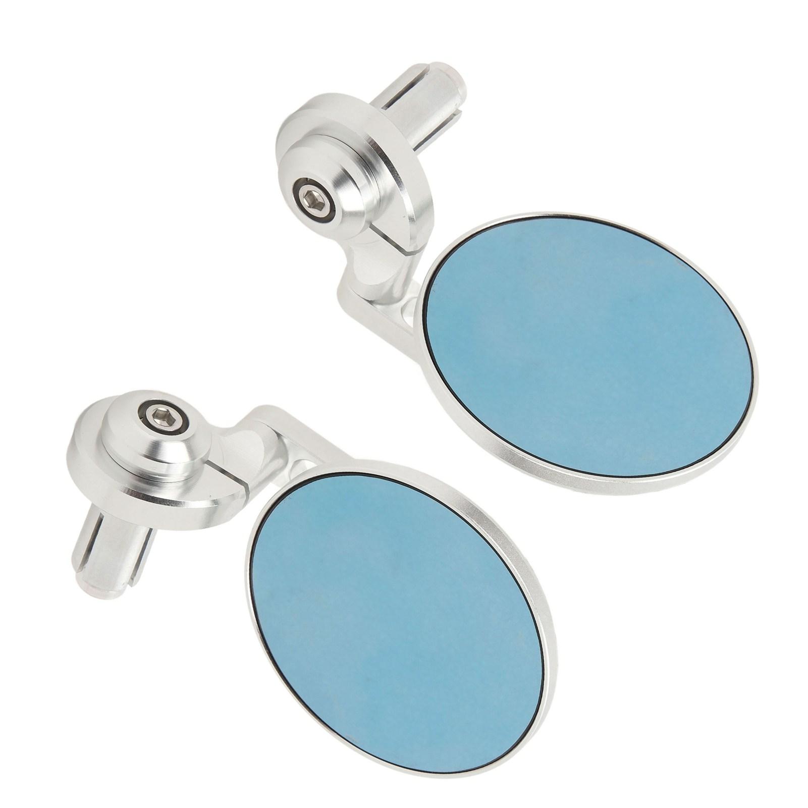 1Pair Motorcycle Handlebar Mirror Round Anti   Wear Resistant Motorcycle Rearview Mirror For 7Celsius8 Inch Handlebars