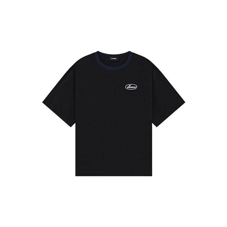 We11done FW26 S/S T-Shirt Classic Logo Short Sleeve T-Shirt Unisex Tops WD-TT2-26-739-U-BK