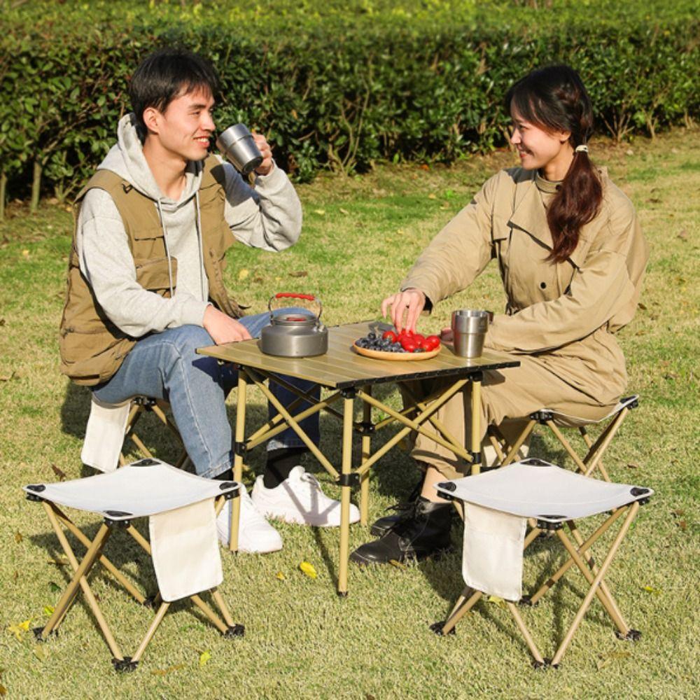 High Load Bearing Folding Camping Stool Ultralight Portable Stool Practical Outdoor Chair Outdoor