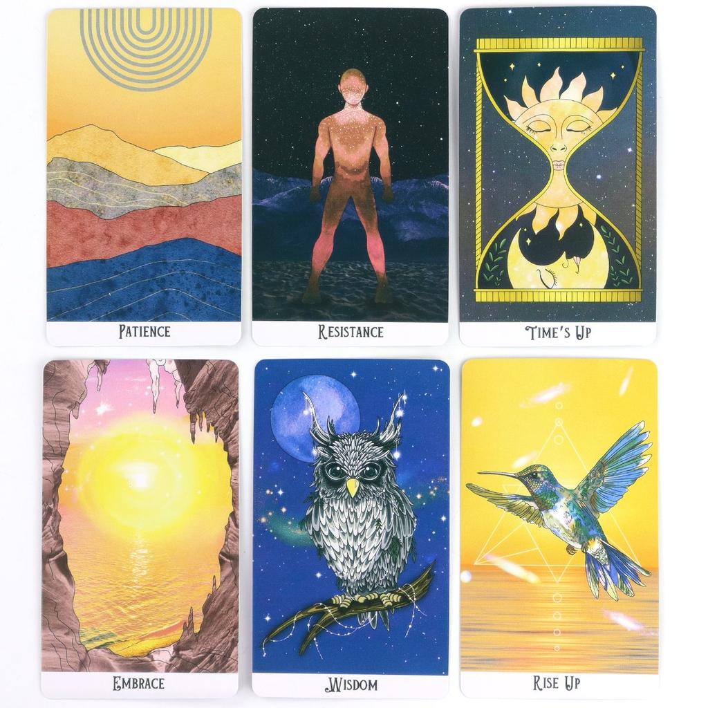 Mystic Soul Oracle 60 Karten in diesem Deck 10,3 x 6 cm für Selbstreflexion und Führung