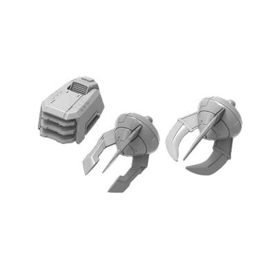 BANDAI SPIRITS Builders Parts MS Ground 01 Plastic Model HD-31 Non-Scale Pre-Colored