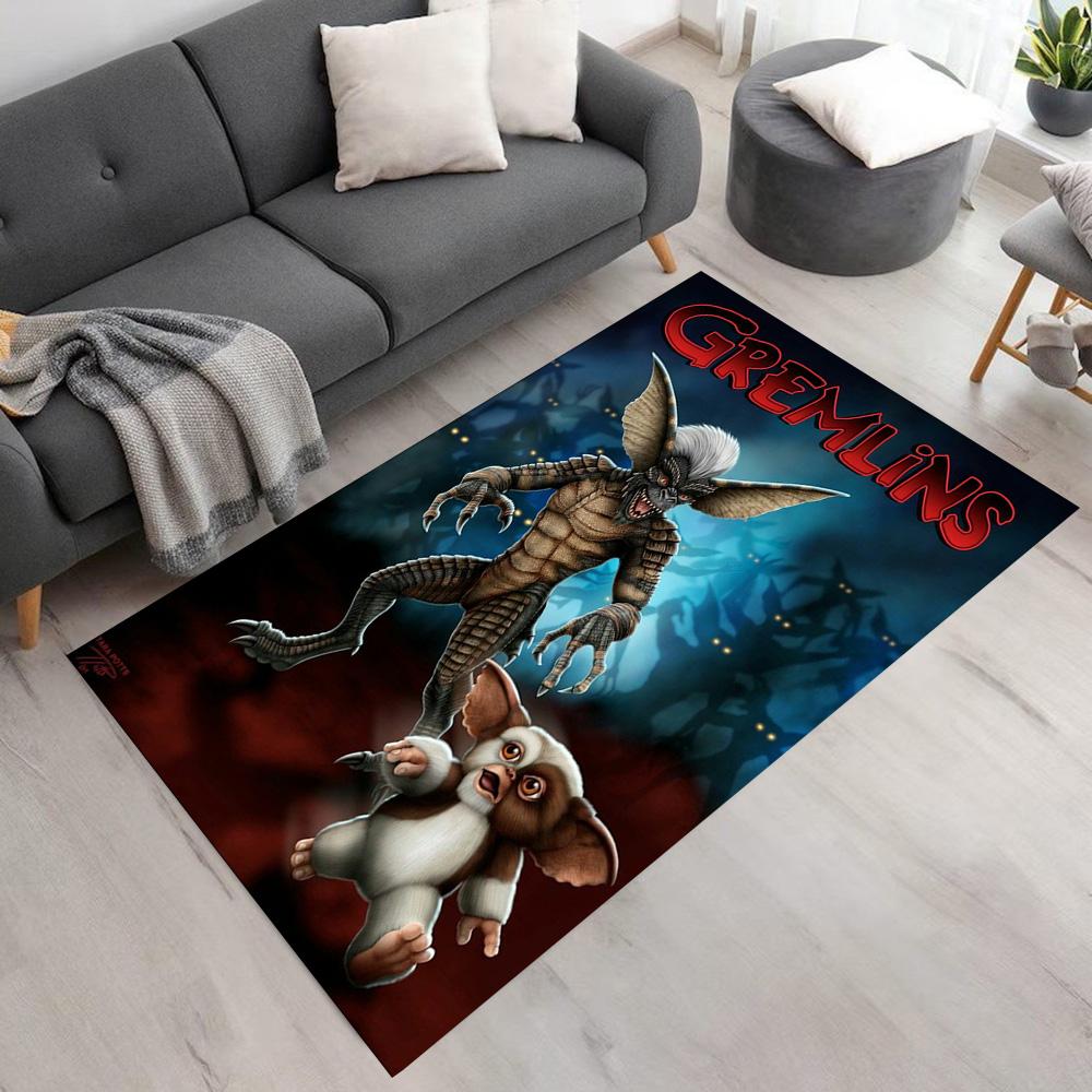 Gremlins Carpet Design for Dining Room Outdoor Entryway Decorate room Anti-slip Rug Anime Office Decor Perfect Gift for Women/Men