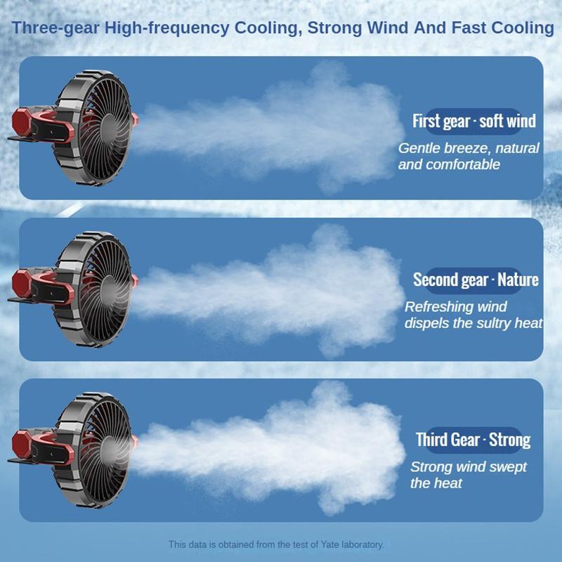 Car 3 Gears Adjustable Fan 5V USB Universal Cooling Air Fan Auto Interior Parts Vehicle Accessories Fit For Car Home Office